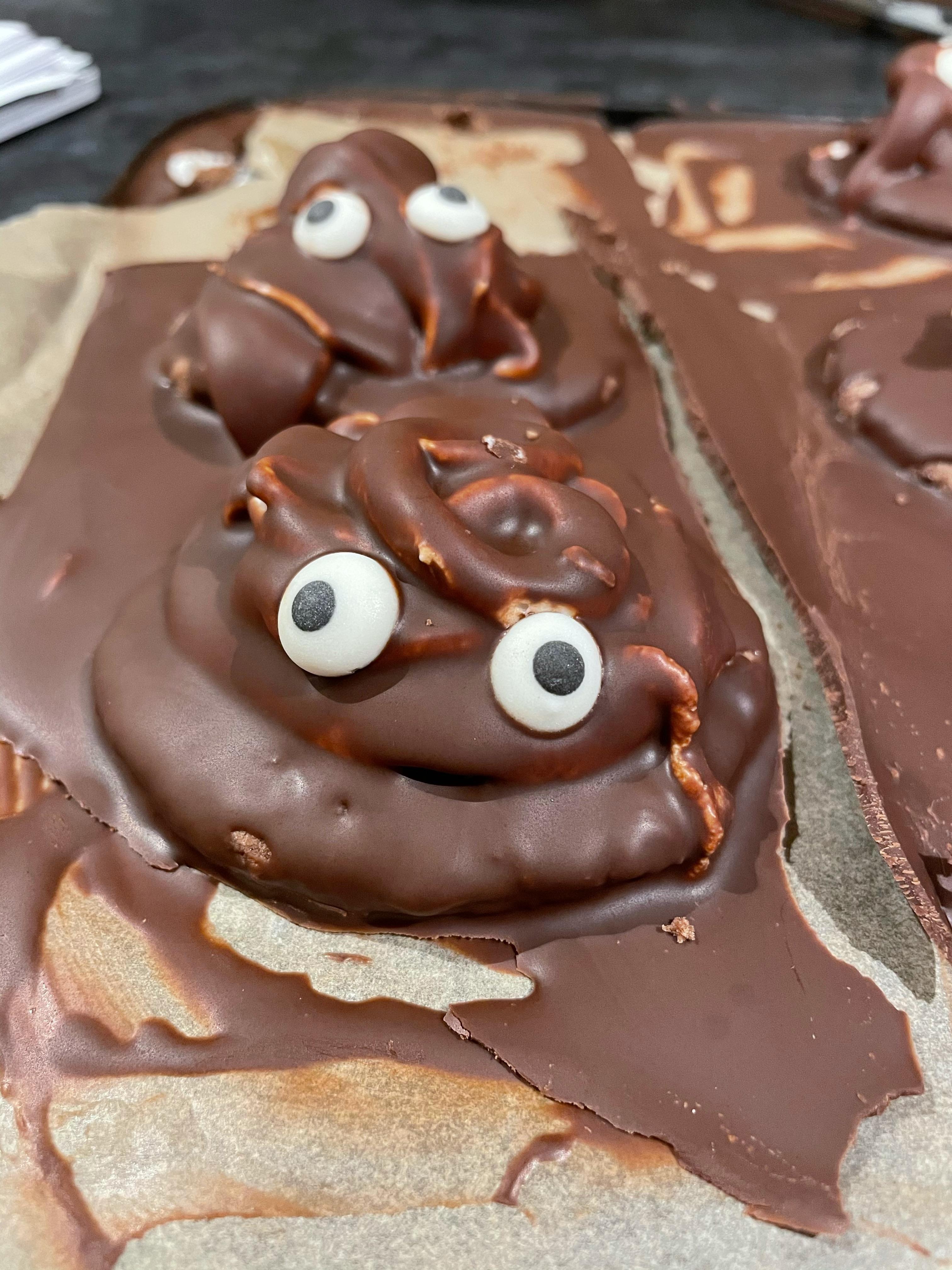 George's chocolate creation