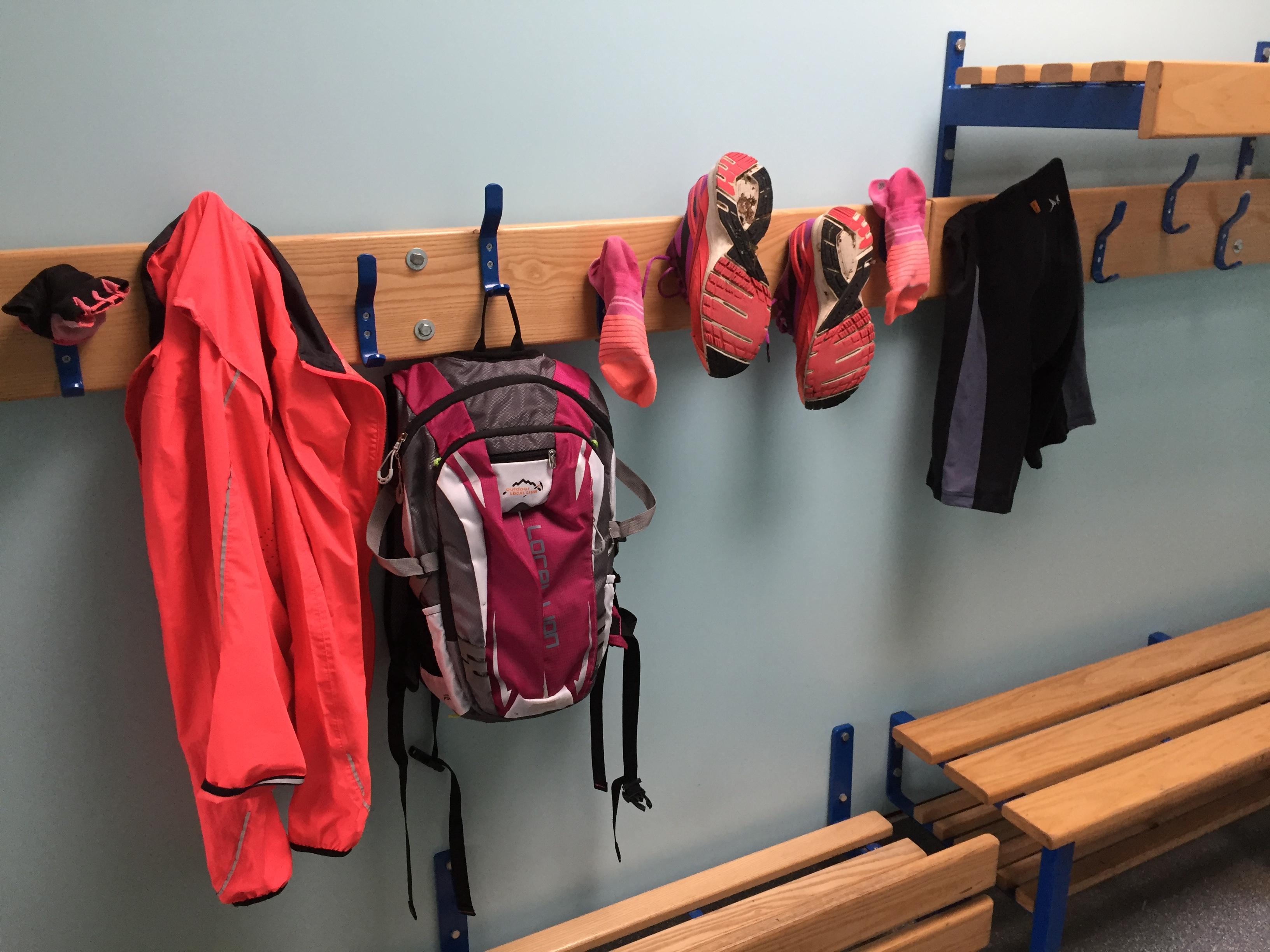 Miss Olver's clothes drying!