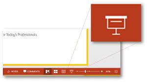 what the slide show icon looks like